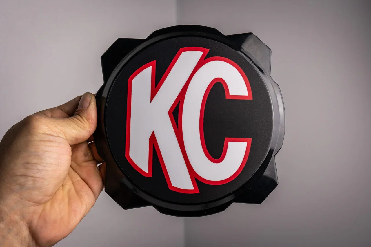 KC HiLITES Pro6 / Titan Gravity Light Cover Overlays - Universal StickerFab