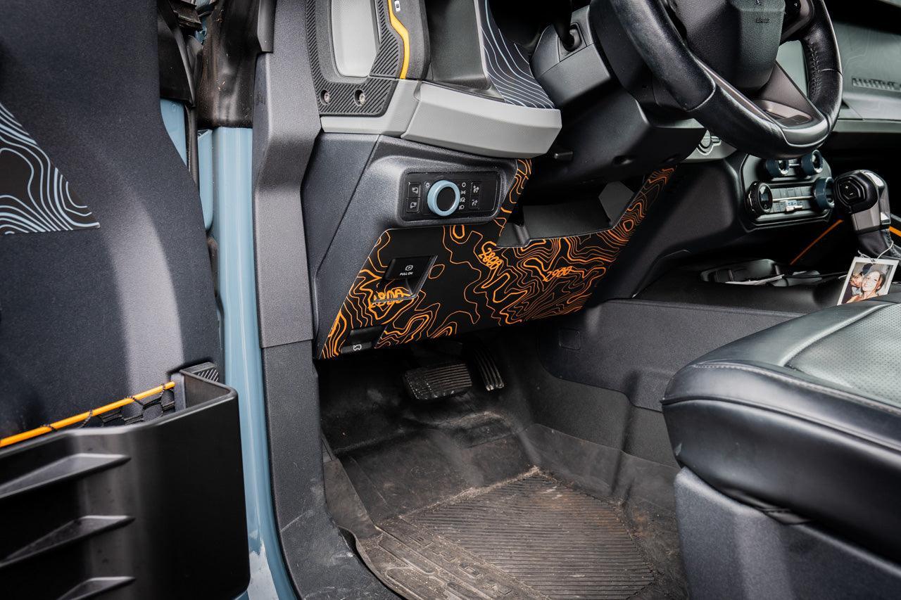 Topo Understeering Panel Overlay (Printed Series) - 2021-2022 Bronco (Type A) StickerFab