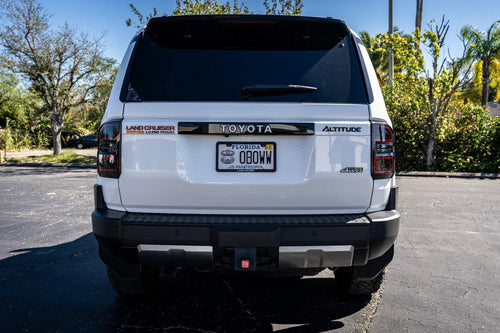"Land Cruiser" Slim License Plate Frame - Black, Pair StickerFab