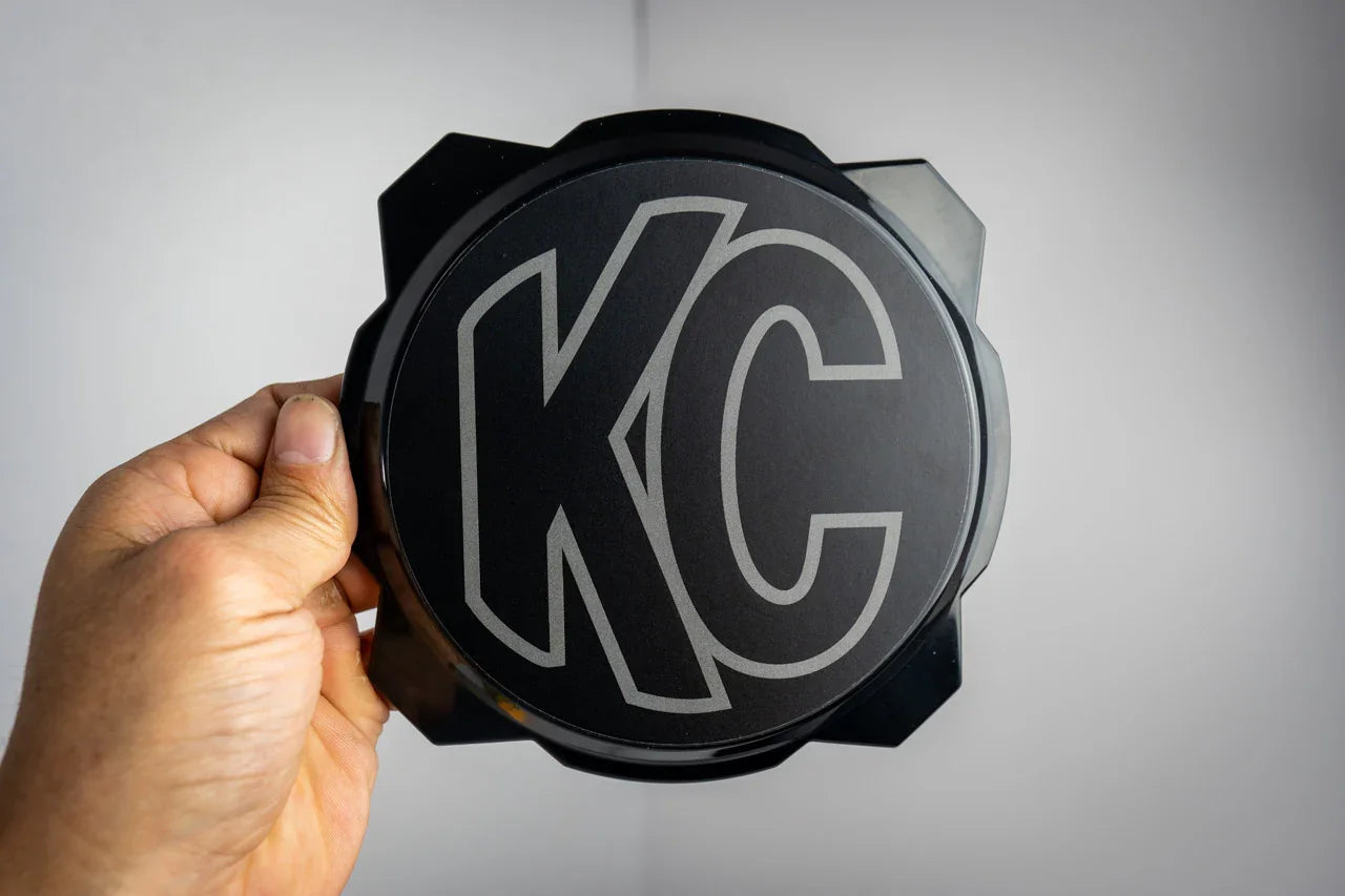 KC HiLITES Era 4 ROUND Series Light Cover Overlays - Universal StickerFab
