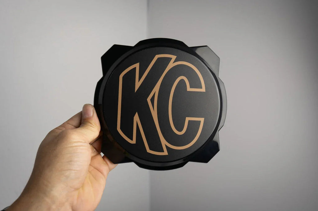 KC HiLITES Era 4 ROUND Series Light Cover Overlays - Universal StickerFab