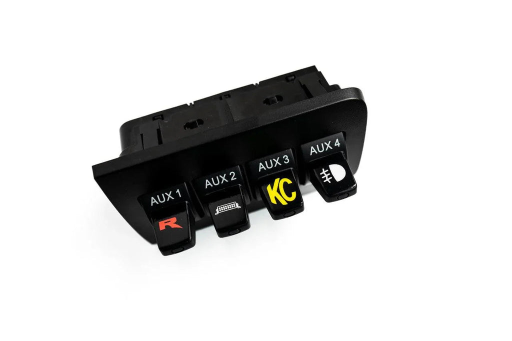 Printed Series Auxiliary Switch Labels (Upfitter) - 2010-2014 F-150 / 2015+ Transit / 2011-2016 Super Duty StickerFab