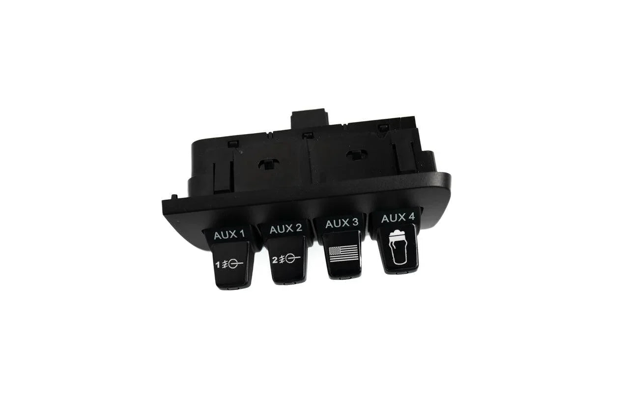 Printed Series Auxiliary Switch Labels (Upfitter) - 2010-2014 F-150 / 2015+ Transit / 2011-2016 Super Duty StickerFab