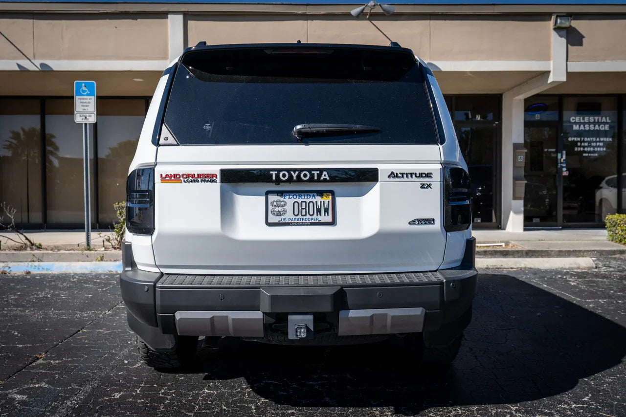 "ZX" LC 250 Acrylic Laser Series Tailgate Badge - 2024+ Land Cruiser StickerFab