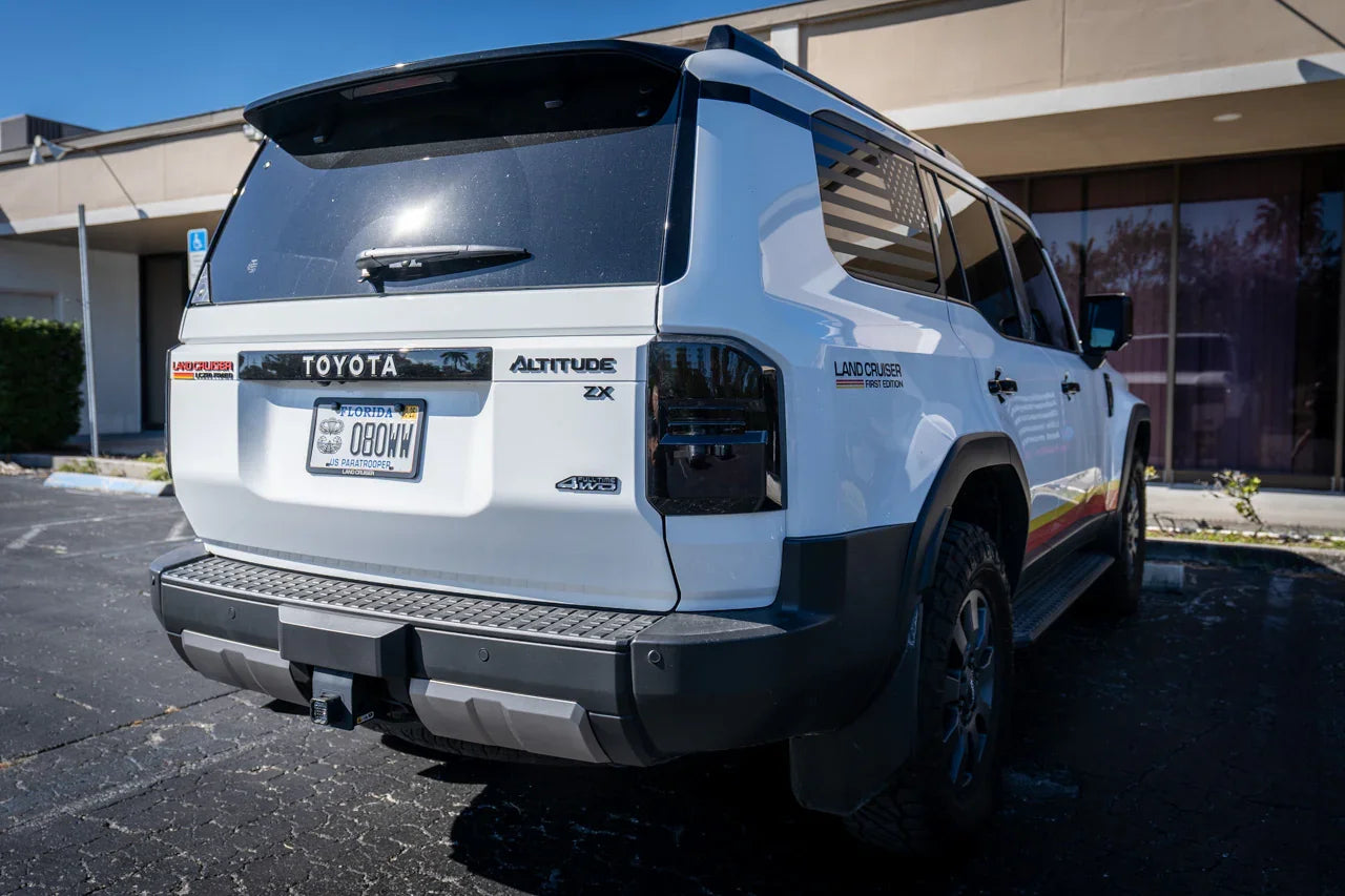 "ZX" LC 250 Acrylic Laser Series Tailgate Badge - 2024+ Land Cruiser StickerFab