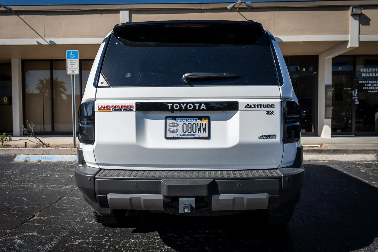 "ZX" LC 250 Acrylic Laser Series Tailgate Badge - 2024+ Land Cruiser StickerFab
