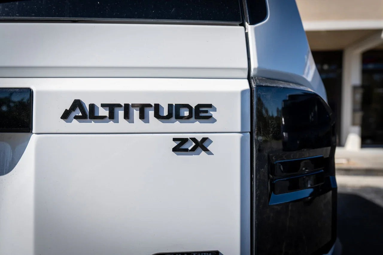 "ZX" LC 250 Acrylic Laser Series Tailgate Badge - 2024+ Land Cruiser StickerFab
