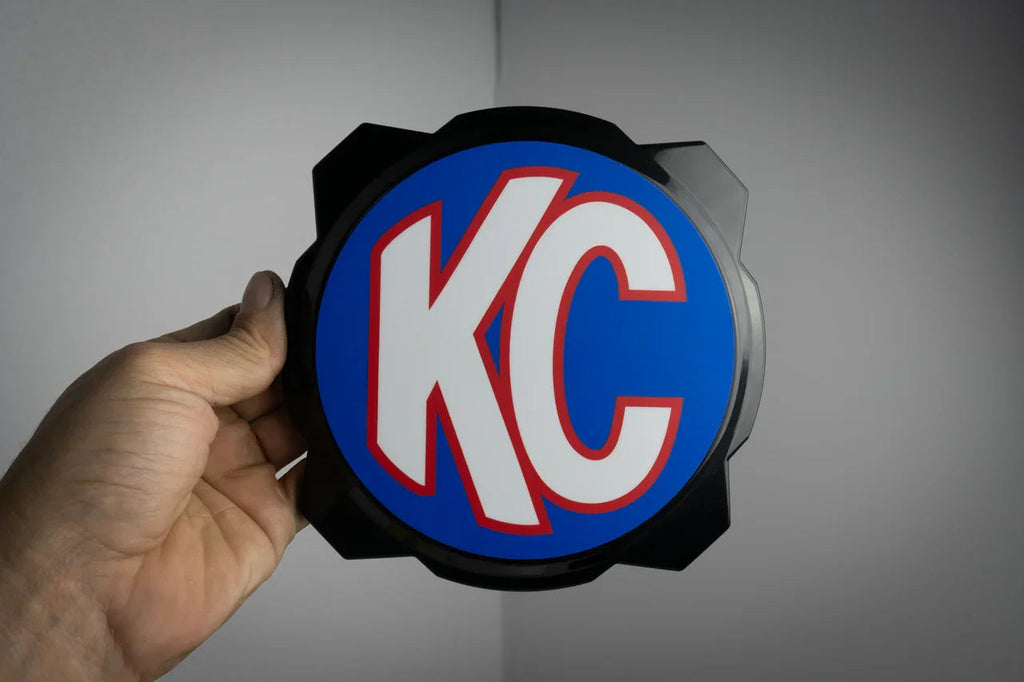 KC HiLITES Era 4 ROUND Series Light Cover Overlays - Universal StickerFab