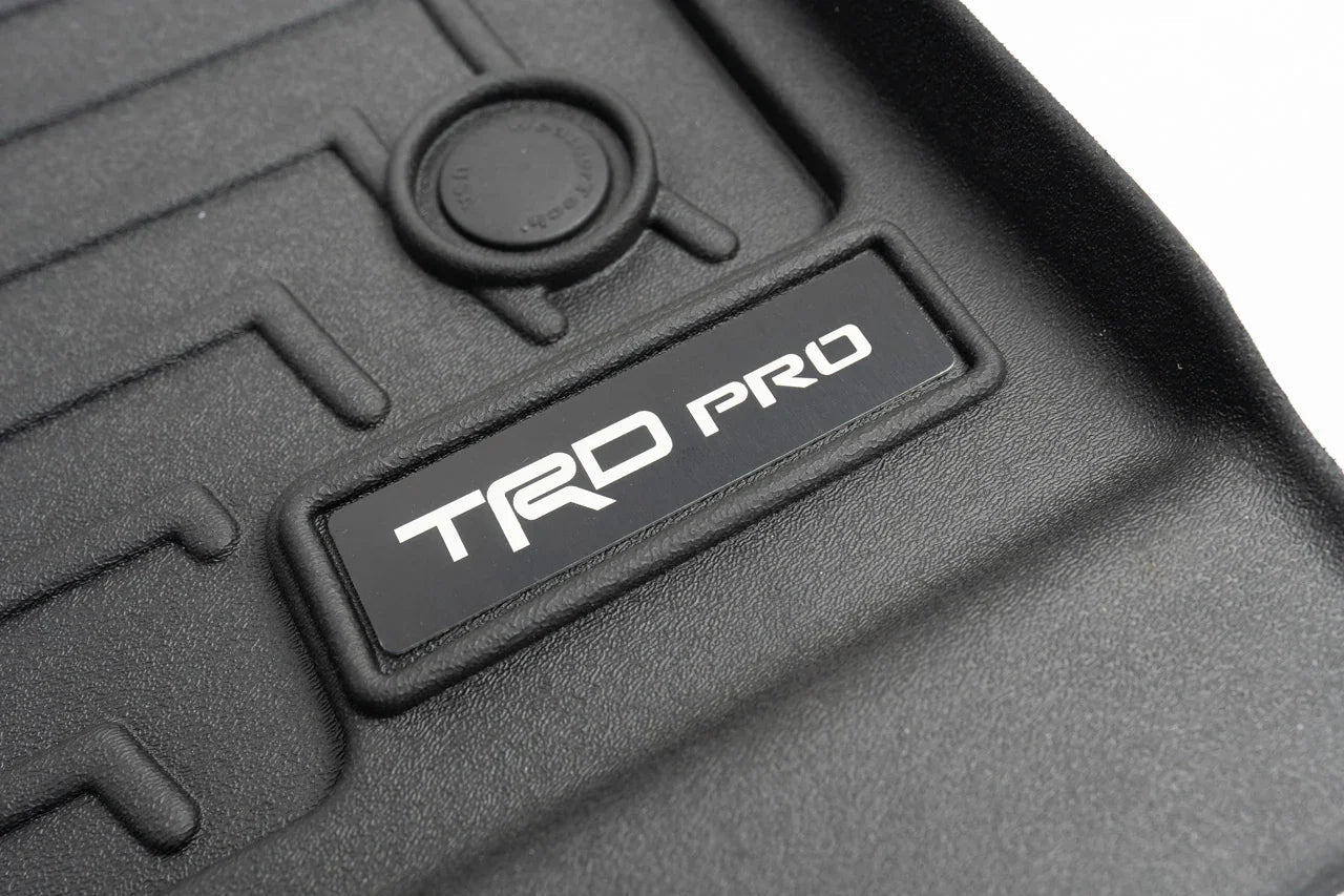 "TRD Pro" Weathertech Floor Mat Logo (Etched) - Universal StickerFab
