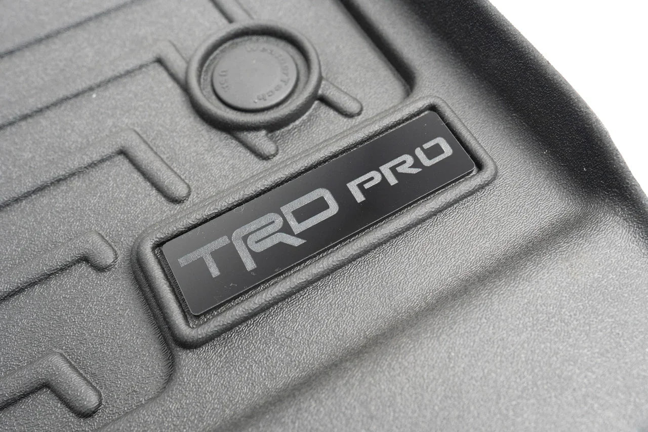"TRD Pro" Weathertech Floor Mat Logo (Etched) - Universal StickerFab