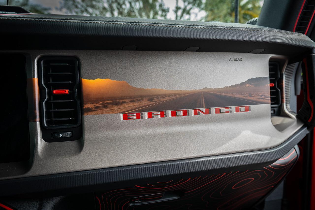 Infinity Landscape 3 Piece Dash Kit (Printed Series) - 2021+ Bronco StickerFab