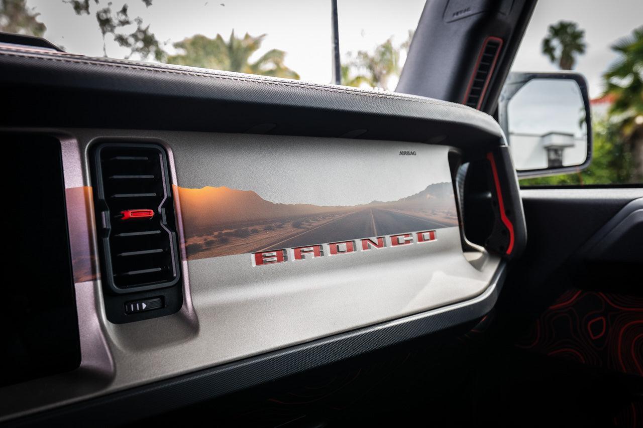 Infinity Landscape 3 Piece Dash Kit (Printed Series) - 2021+ Bronco StickerFab