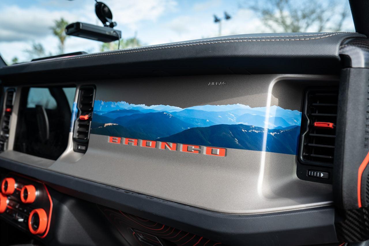 Infinity Landscape 3 Piece Dash Kit (Printed Series) - 2021+ Bronco StickerFab