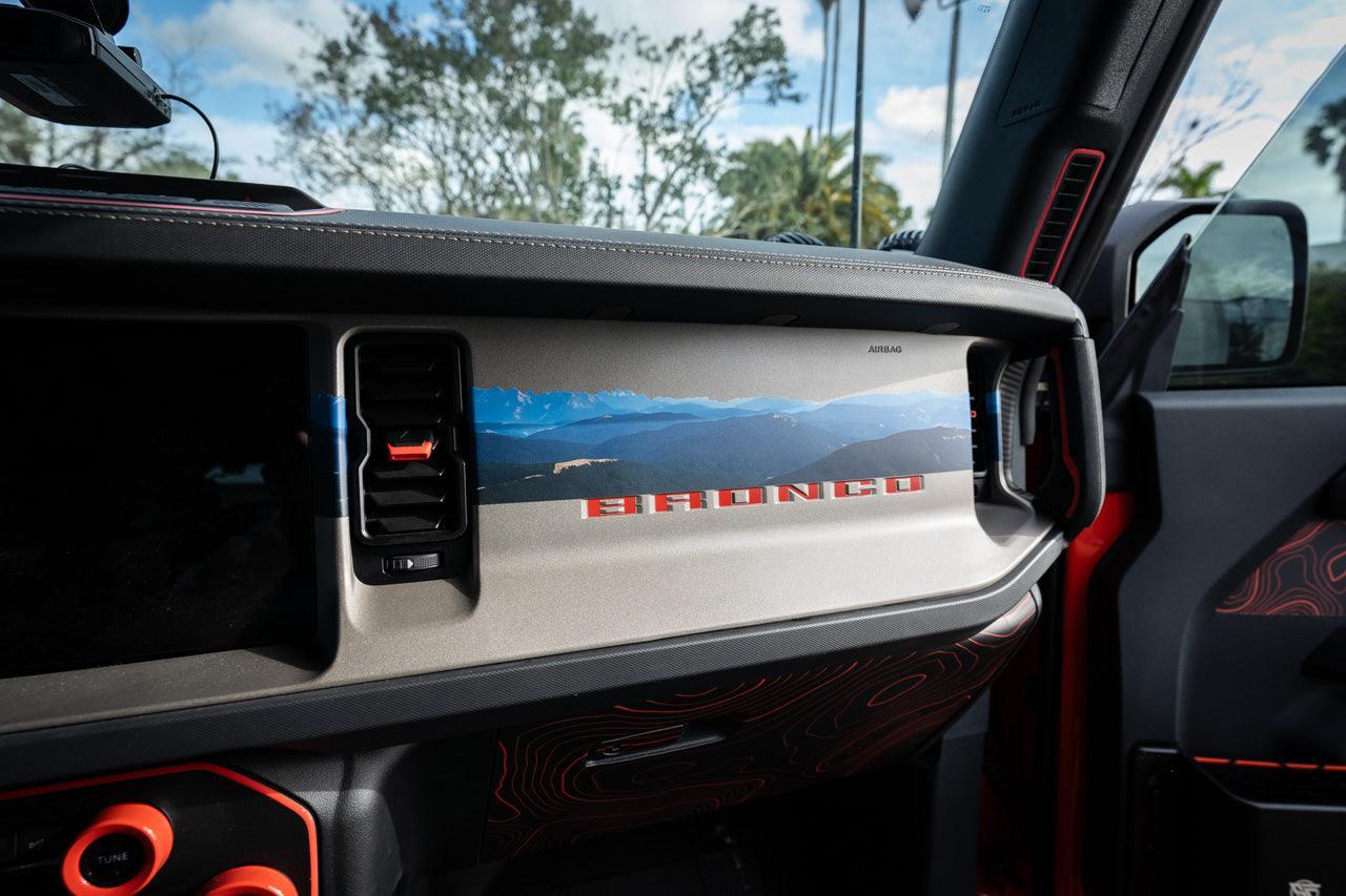 Infinity Landscape 3 Piece Dash Kit (Printed Series) - 2021+ Bronco StickerFab
