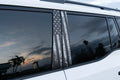 American Flag B Pillar Overlays - 2024+ Land Cruiser / GX 550 StickerFab