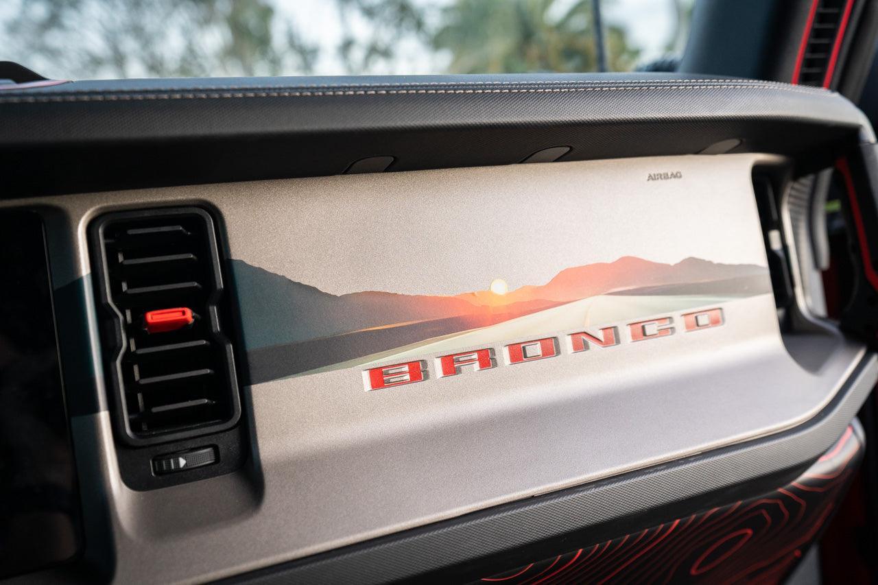 Infinity Landscape 3 Piece Dash Kit (Printed Series) - 2021+ Bronco StickerFab
