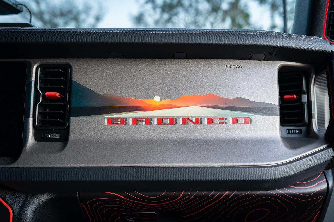 Infinity Landscape 3 Piece Dash Kit (Printed Series) - 2021+ Bronco StickerFab