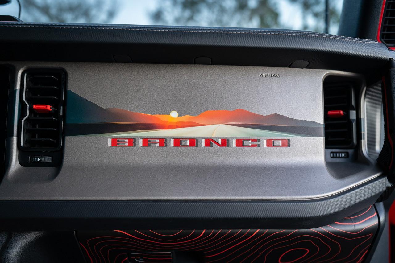 Infinity Landscape 3 Piece Dash Kit (Printed Series) - 2021+ Bronco StickerFab