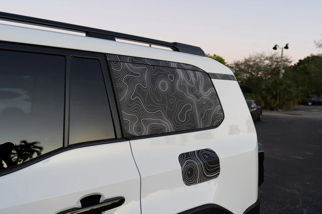 Topographic Rear Trim Overlays (6pcs) - 2024+ Land Cruiser / GX 550 StickerFab