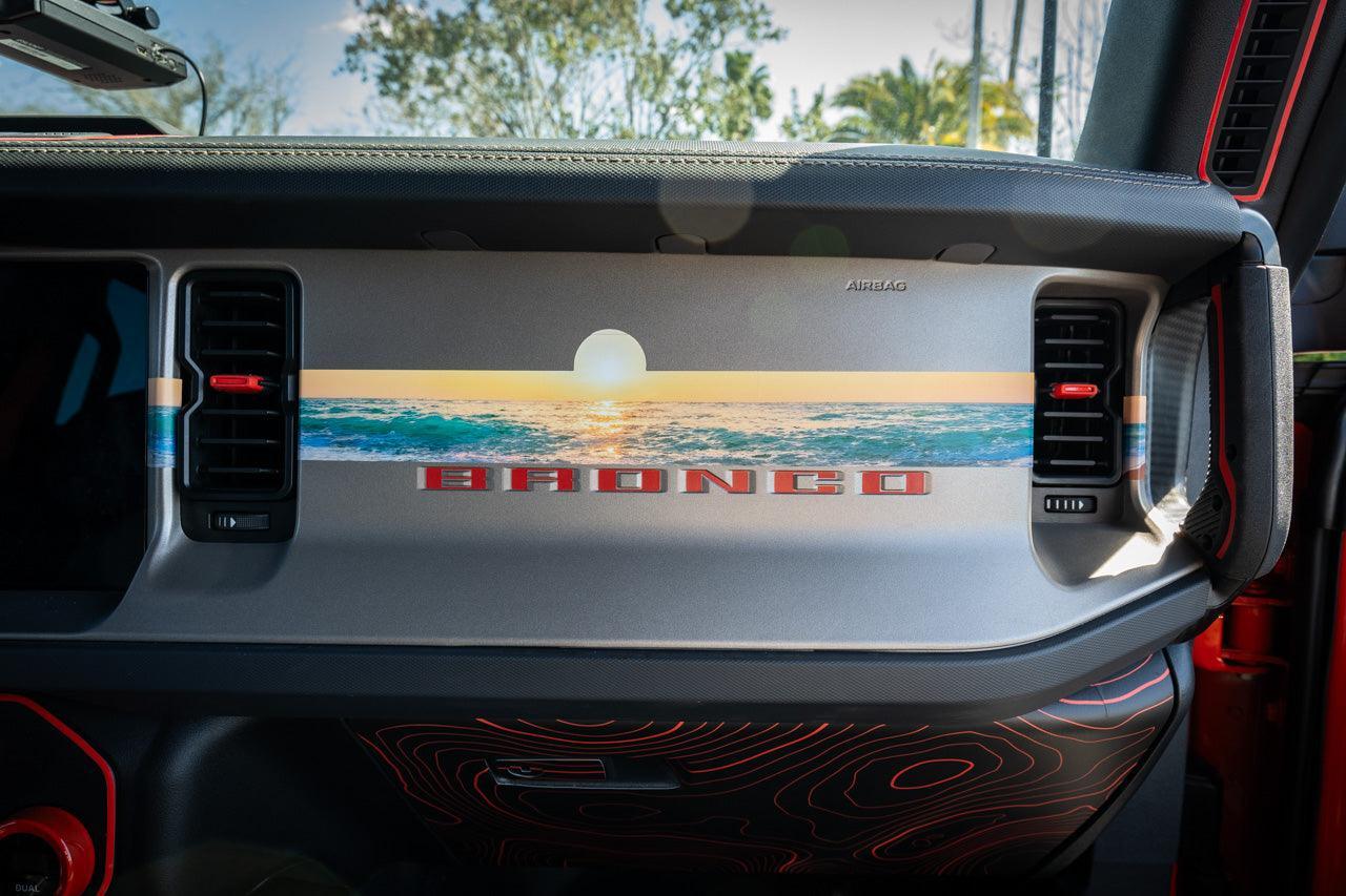 Infinity Landscape 3 Piece Dash Kit (Printed Series) - 2021+ Bronco StickerFab