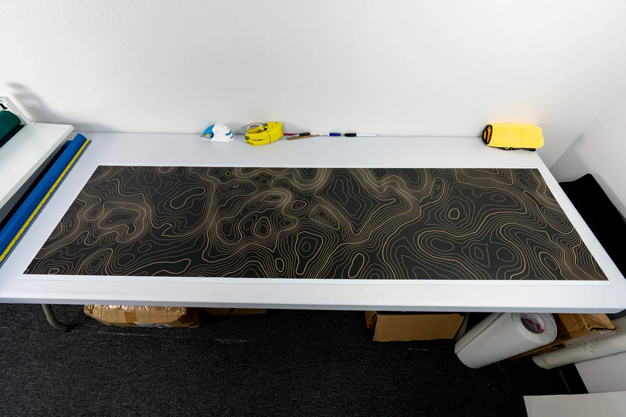 Topographic Map Premium Print Vinyl Rolls (3' or 6') - Matte Finish StickerFab