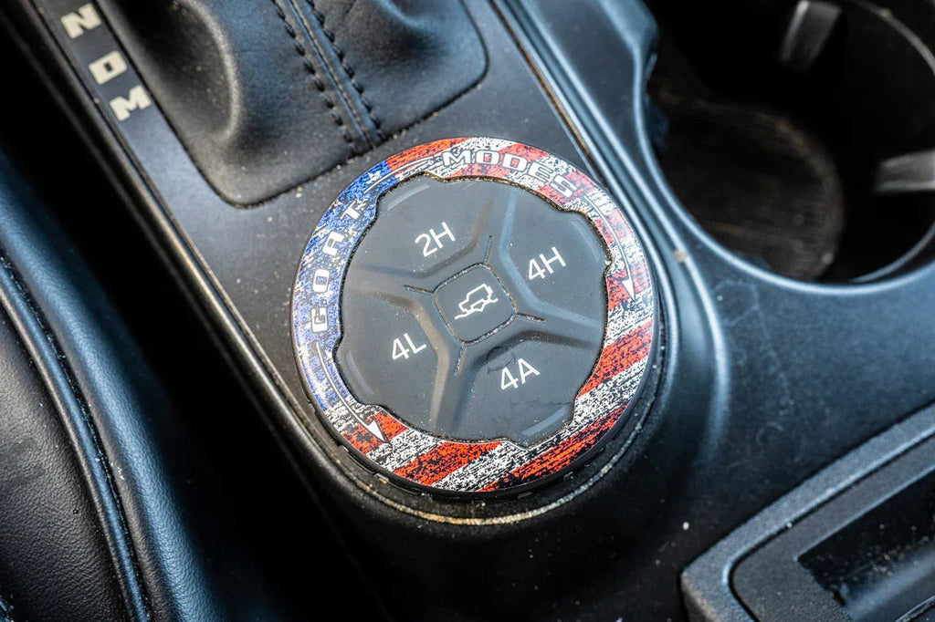 Freedom Series GOAT Mode Dial Ring Overlay - 2021+ Bronco StickerFab
