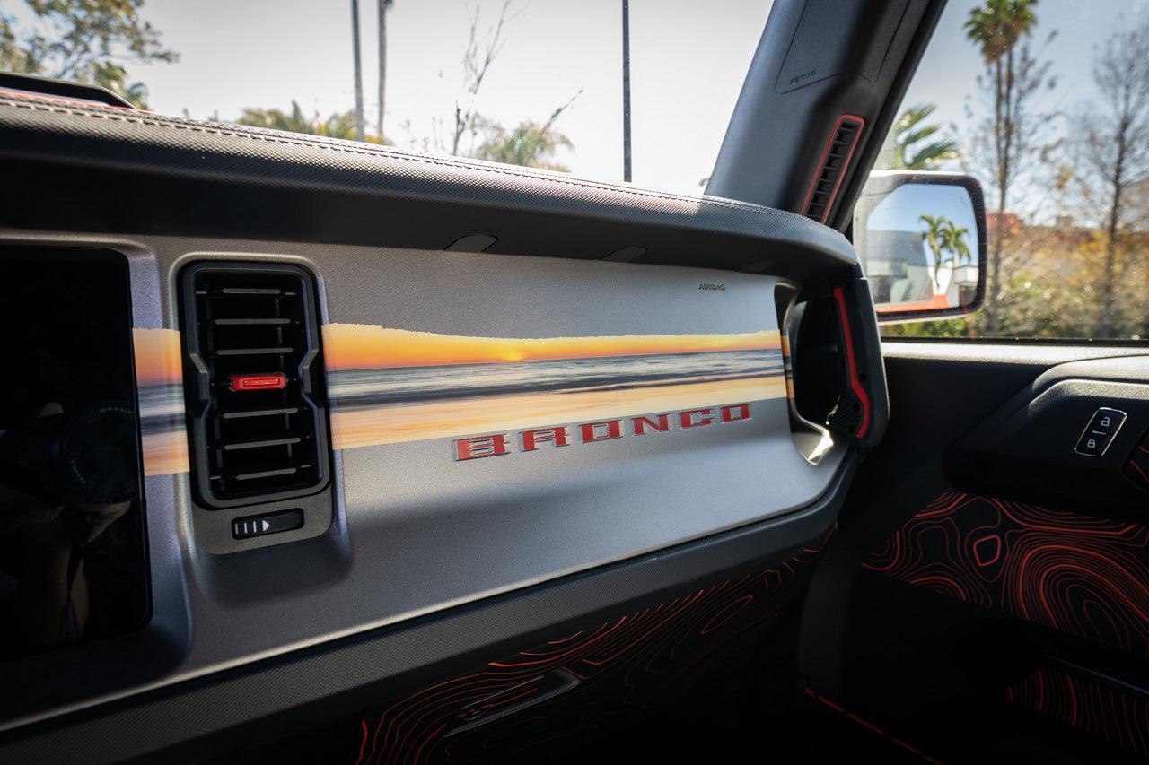 Infinity Landscape 3 Piece Dash Kit (Printed Series) - 2021+ Bronco StickerFab