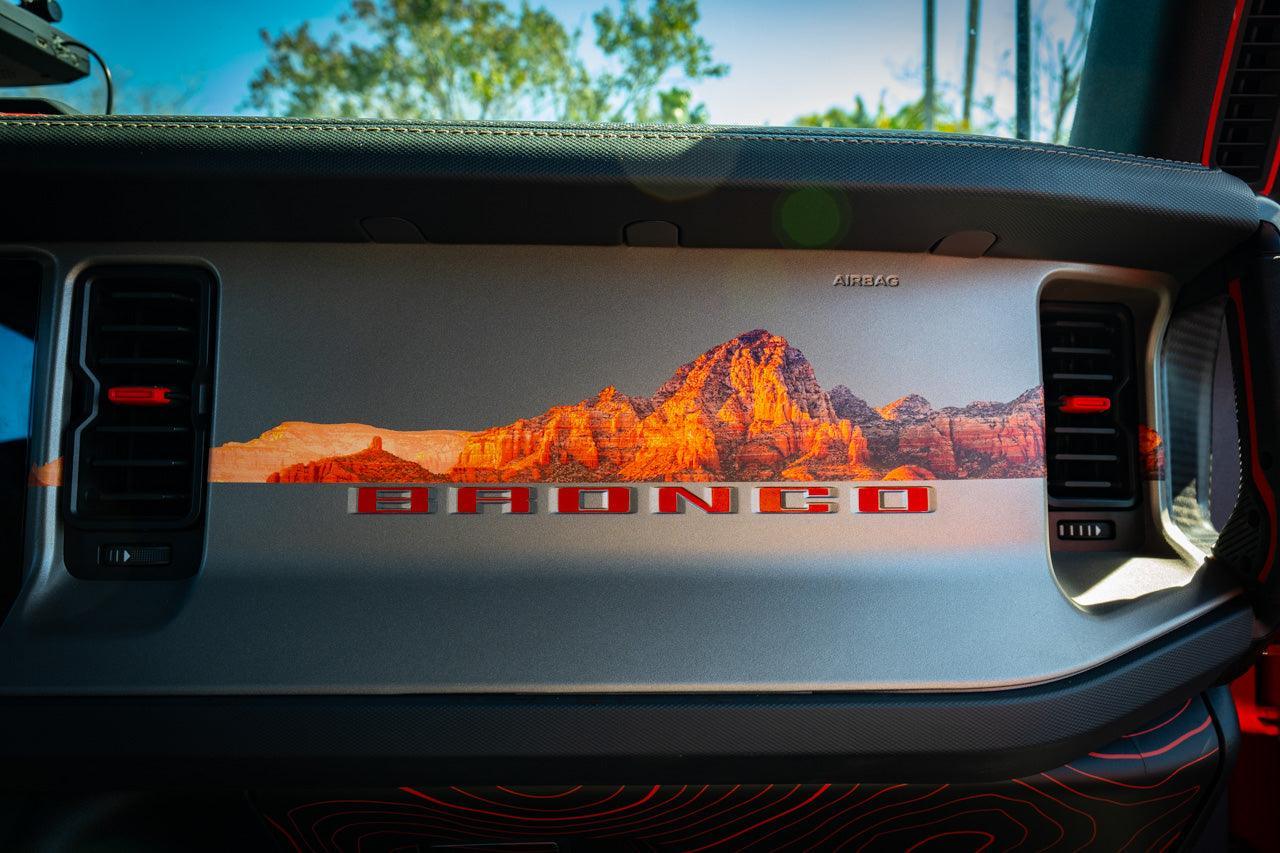 Infinity Landscape 3 Piece Dash Kit (Printed Series) - 2021+ Bronco StickerFab