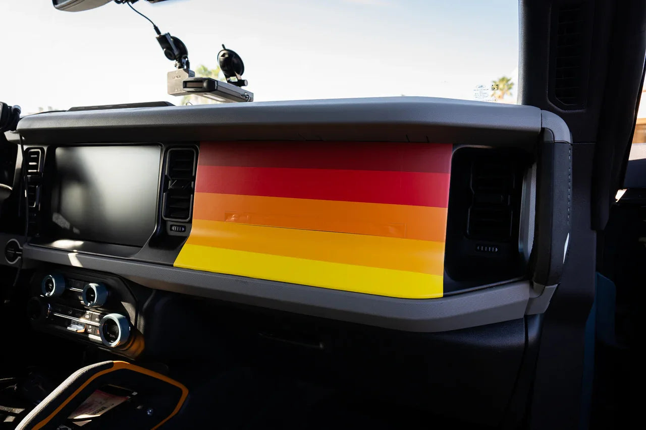 Sunset Dash Overlay - 2021+ Bronco StickerFab
