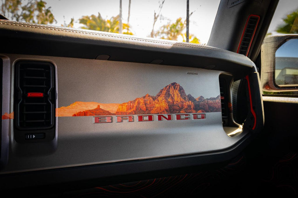 Infinity Landscape 3 Piece Dash Kit (Printed Series) - 2021+ Bronco StickerFab