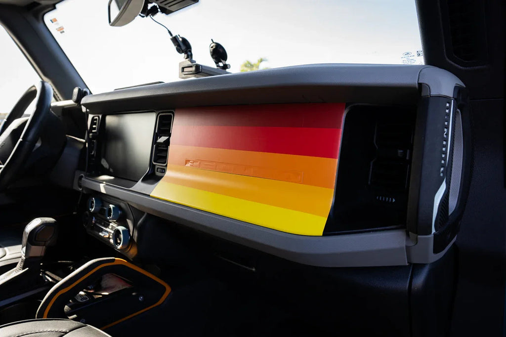 Sunset Dash Overlay - 2021+ Bronco StickerFab