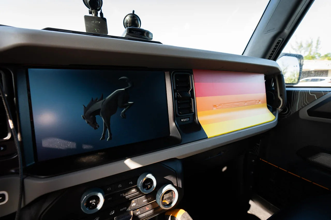 Sunset Dash Overlay - 2021+ Bronco StickerFab