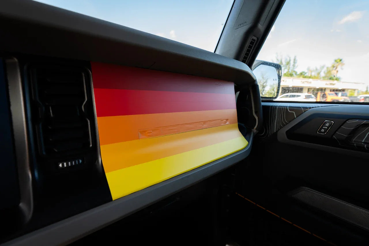 Sunset Dash Overlay - 2021+ Bronco StickerFab