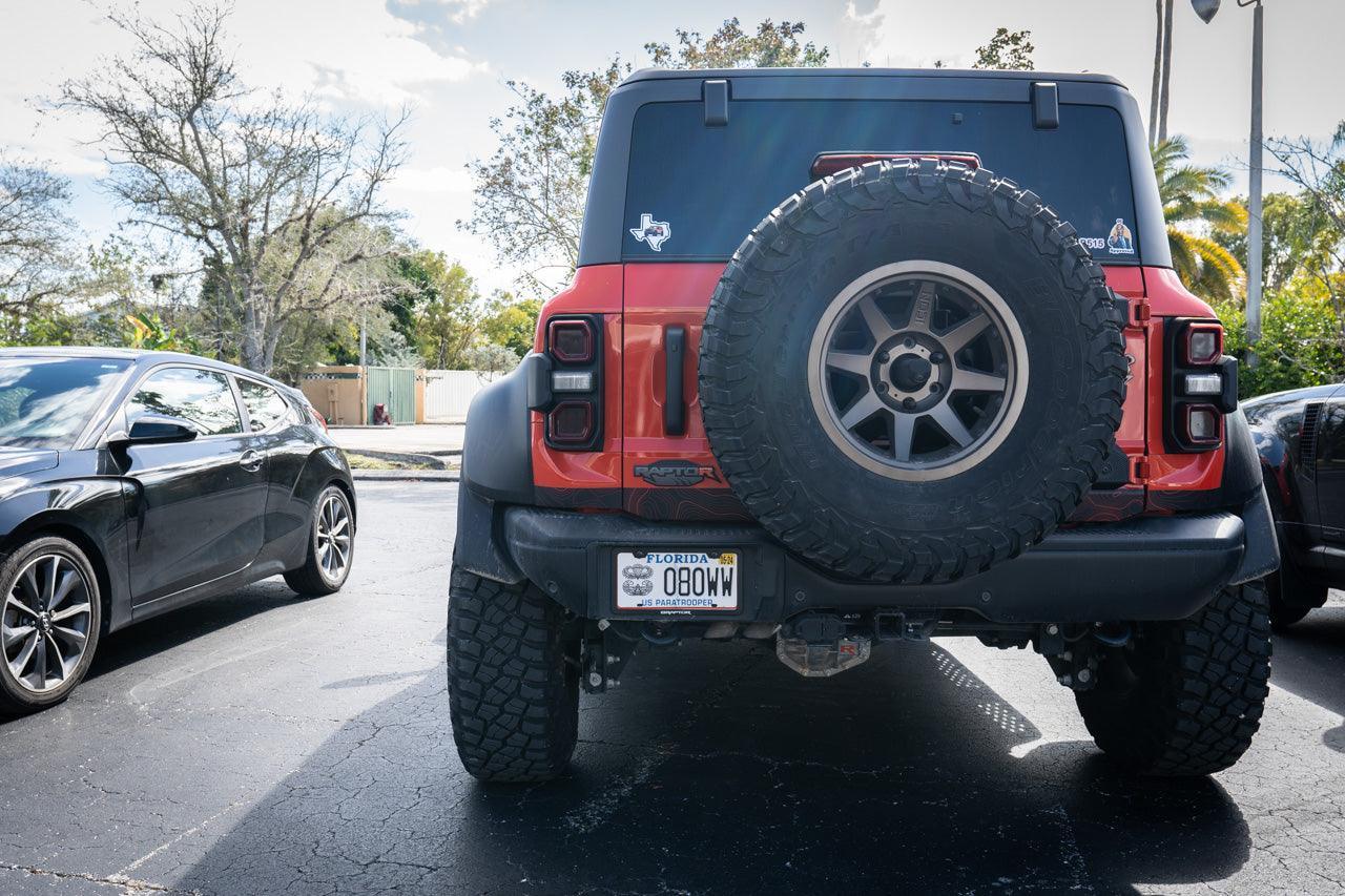 R Inlay for Tailgate Emblem - 2022+ Bronco Raptor StickerFab