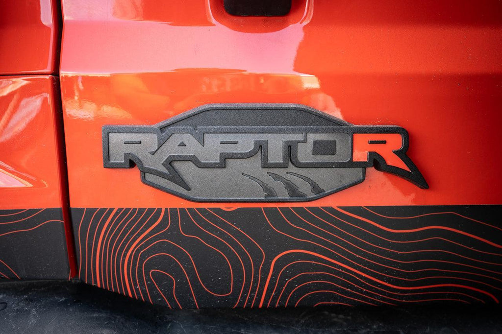 R Inlay for Tailgate Emblem - 2022+ Bronco Raptor StickerFab