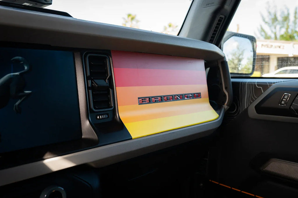 Sunset Dash Overlay - 2021+ Bronco StickerFab