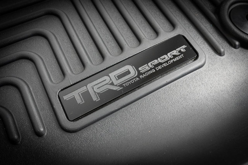 "TRD Sport" Husky Floor Mat Logo (Etched Acrylic) - Universal StickerFab