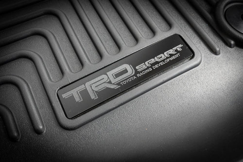 "TRD Sport" Husky Floor Mat Logo (Etched Acrylic) - Universal StickerFab