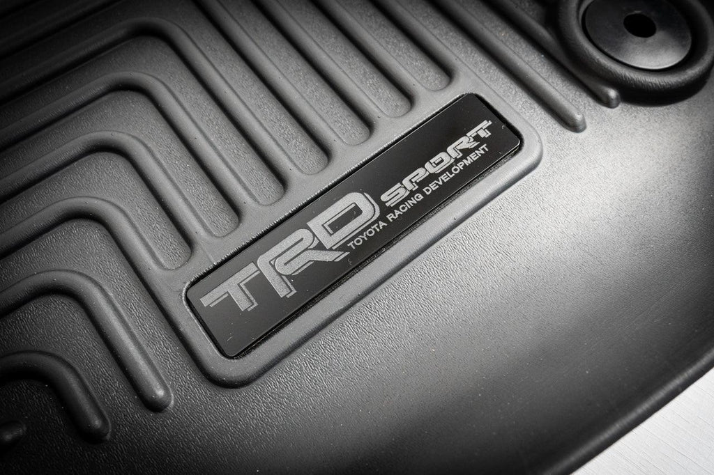 "TRD Sport" Husky Floor Mat Logo (Etched Acrylic) - Universal StickerFab