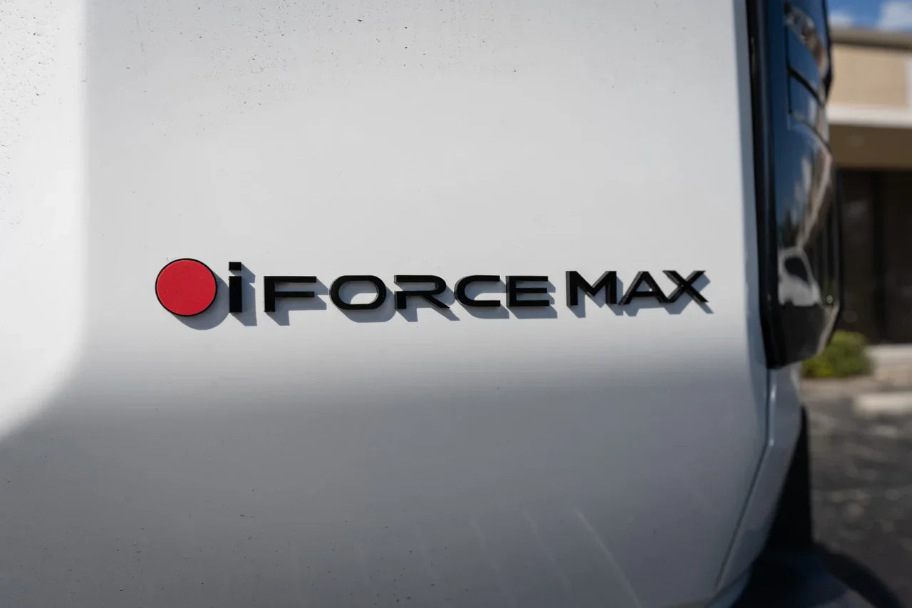 Black iForceMax Acrylic Tailgate Emblem - 2024+ Land Cruiser StickerFab