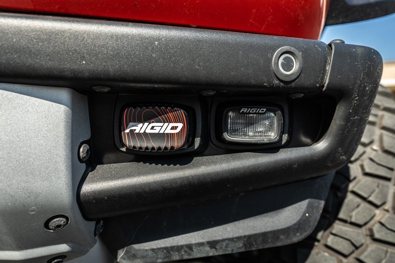 Rigid SR-M Light Cover Topo Overlays - Universal StickerFab