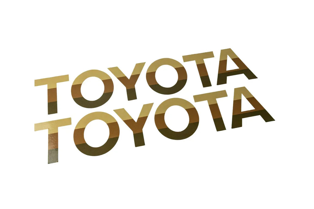 TOYOTA Front Grille Emblem Kit - 2024+ Land Cruiser / 07-14 FJ Cruiser StickerFab