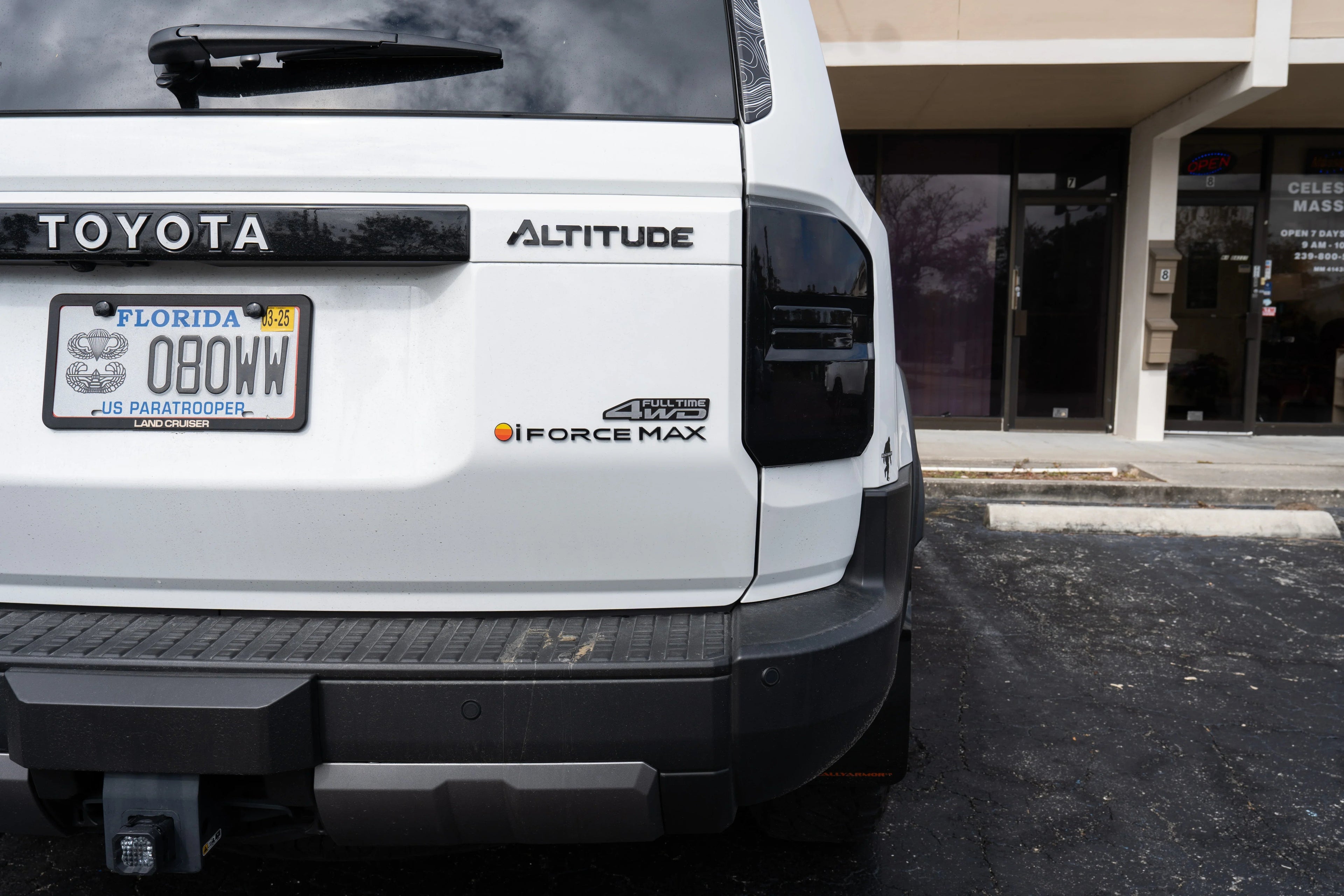 Full Time 4WD Two Color Acrylic Emblem - 2024+ Land Cruiser / GX 550 / 2025+ 4Runner Limited StickerFab