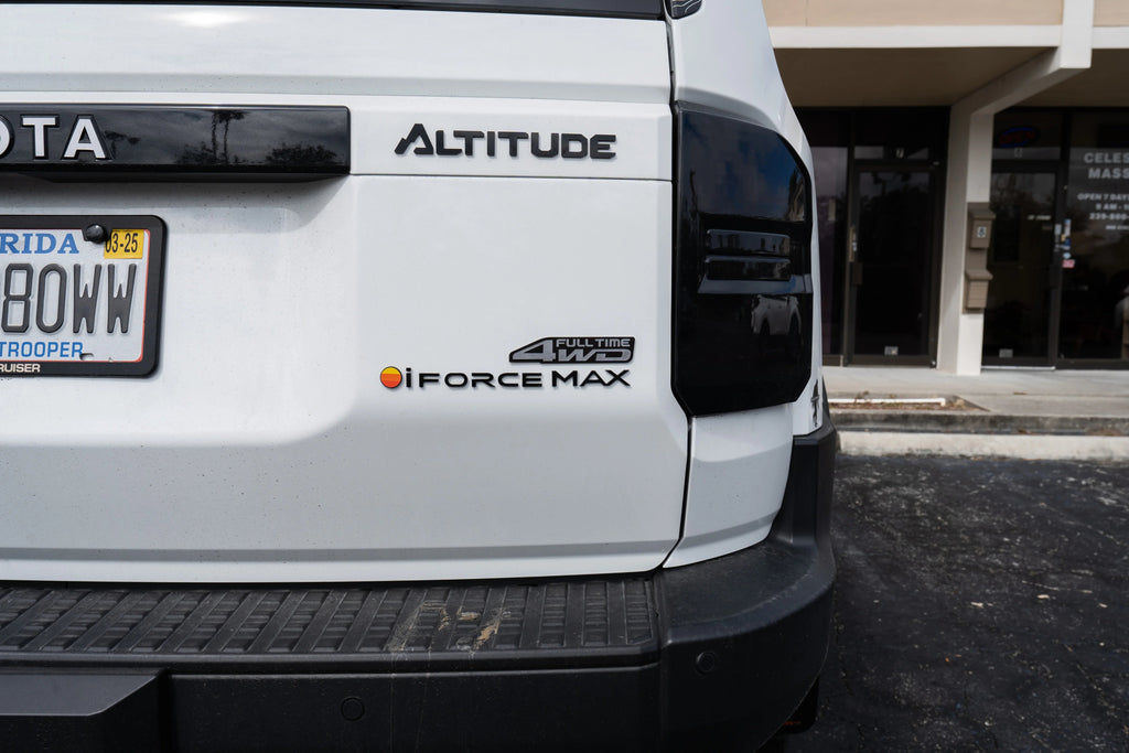 Full Time 4WD Two Color Acrylic Emblem - 2024+ Land Cruiser / GX 550 / 2025+ 4Runner Limited StickerFab