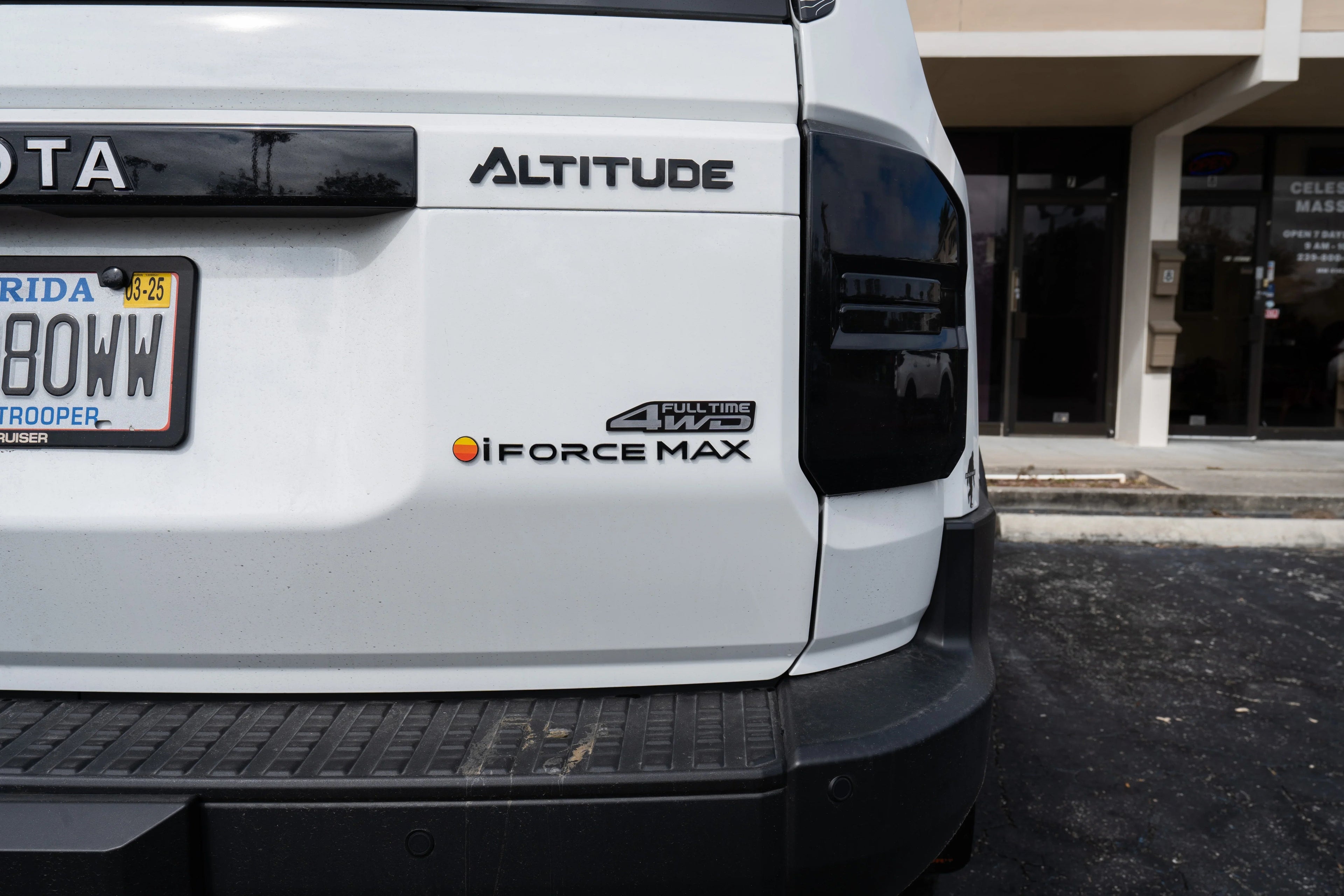 Full Time 4WD Two Color Acrylic Emblem - 2024+ Land Cruiser / GX 550 / 2025+ 4Runner Limited StickerFab