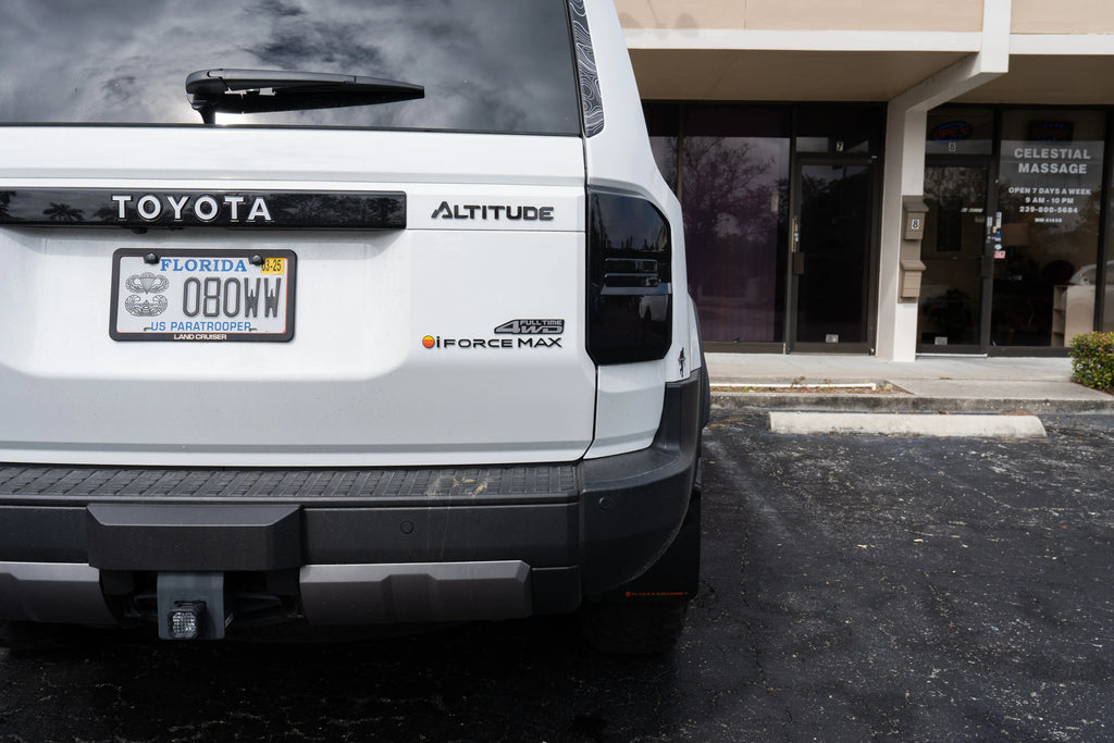 Full Time 4WD Two Color Acrylic Emblem - 2024+ Land Cruiser / GX 550 / 2025+ 4Runner Limited StickerFab