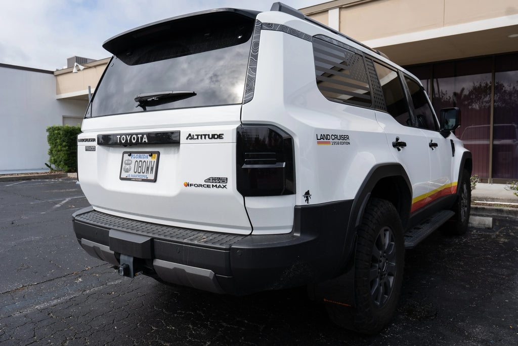 Full Time 4WD Two Color Acrylic Emblem - 2024+ Land Cruiser / GX 550 / 2025+ 4Runner Limited StickerFab