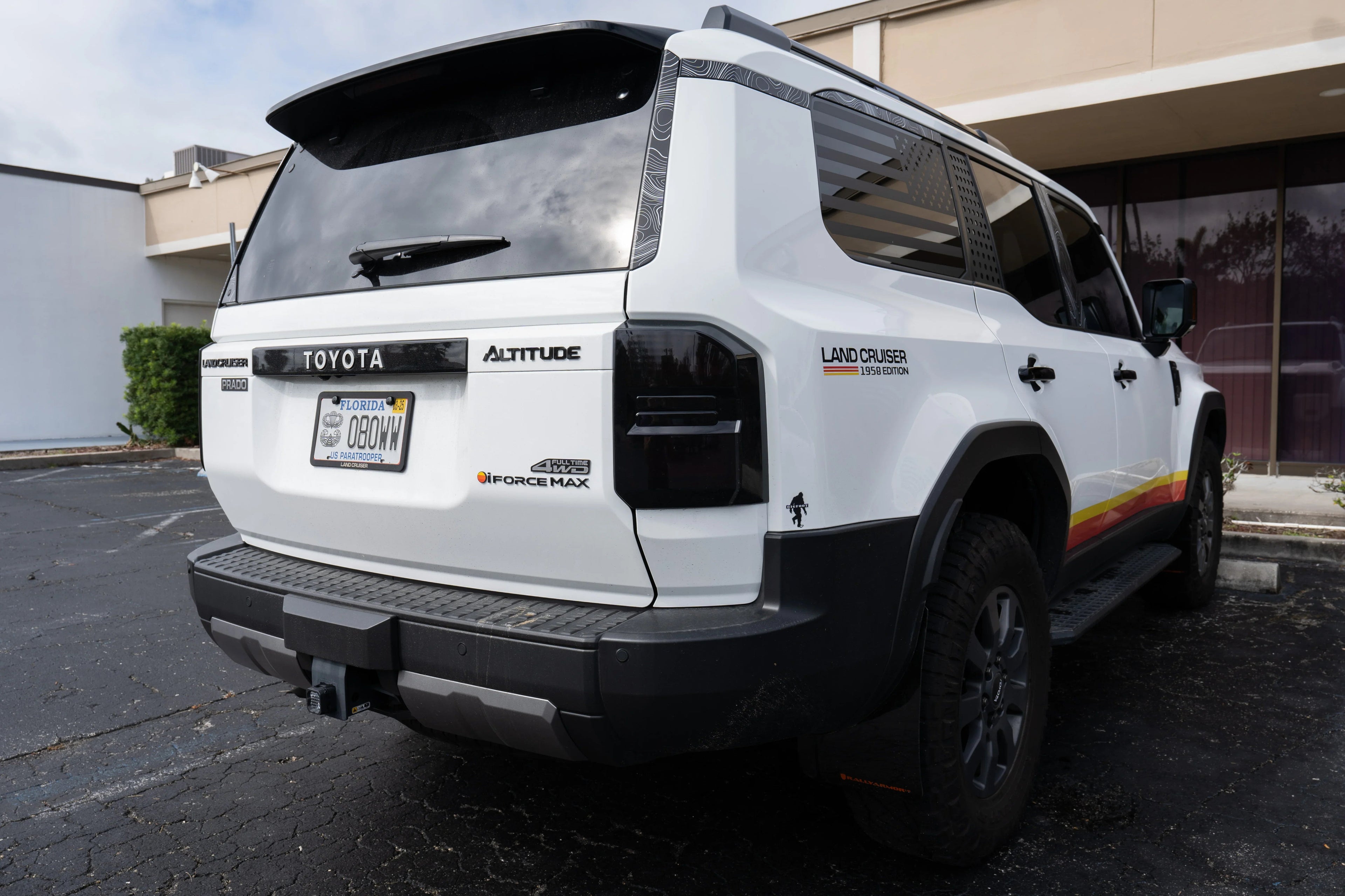 Full Time 4WD Two Color Acrylic Emblem - 2024+ Land Cruiser / GX 550 / 2025+ 4Runner Limited StickerFab