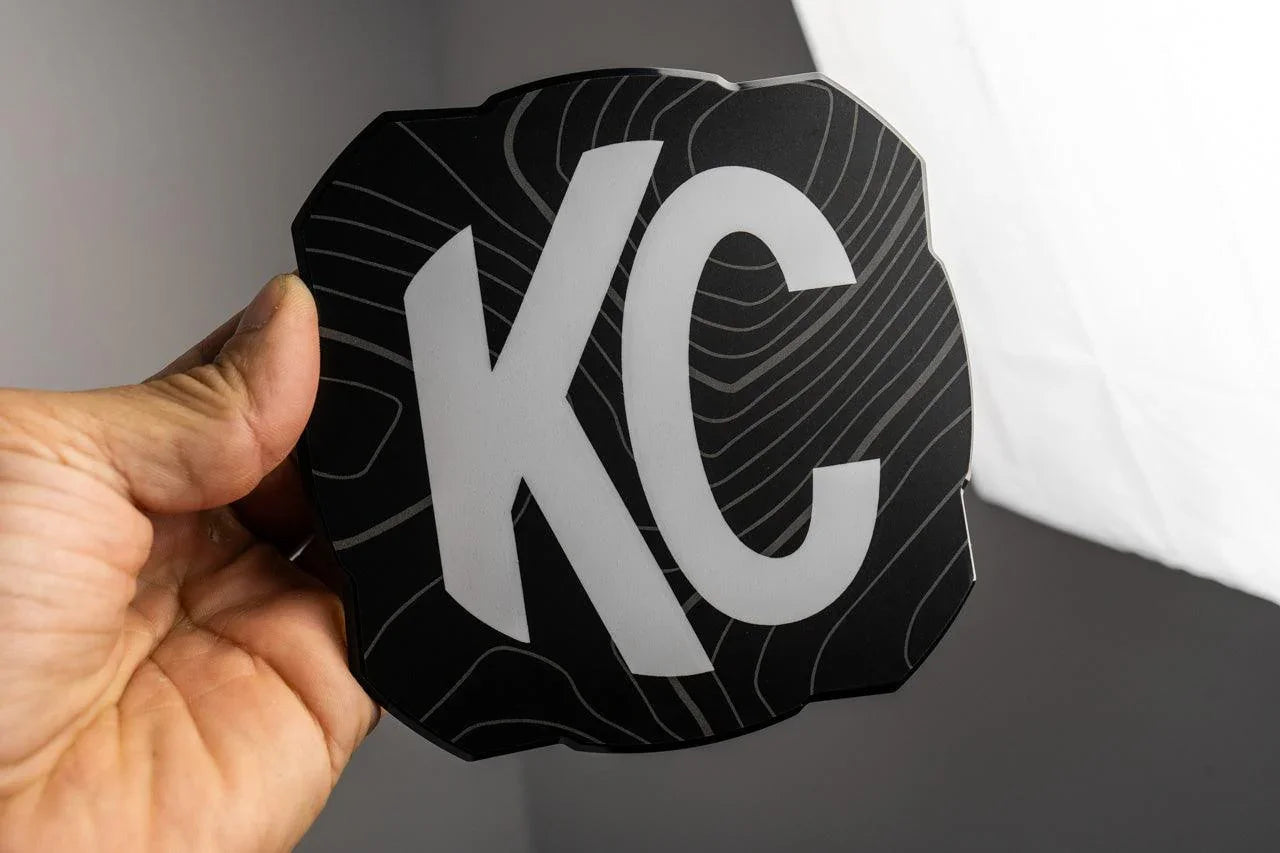 KC HiLITES Flex Era 4 Cover Topo Overlays - Universal StickerFab