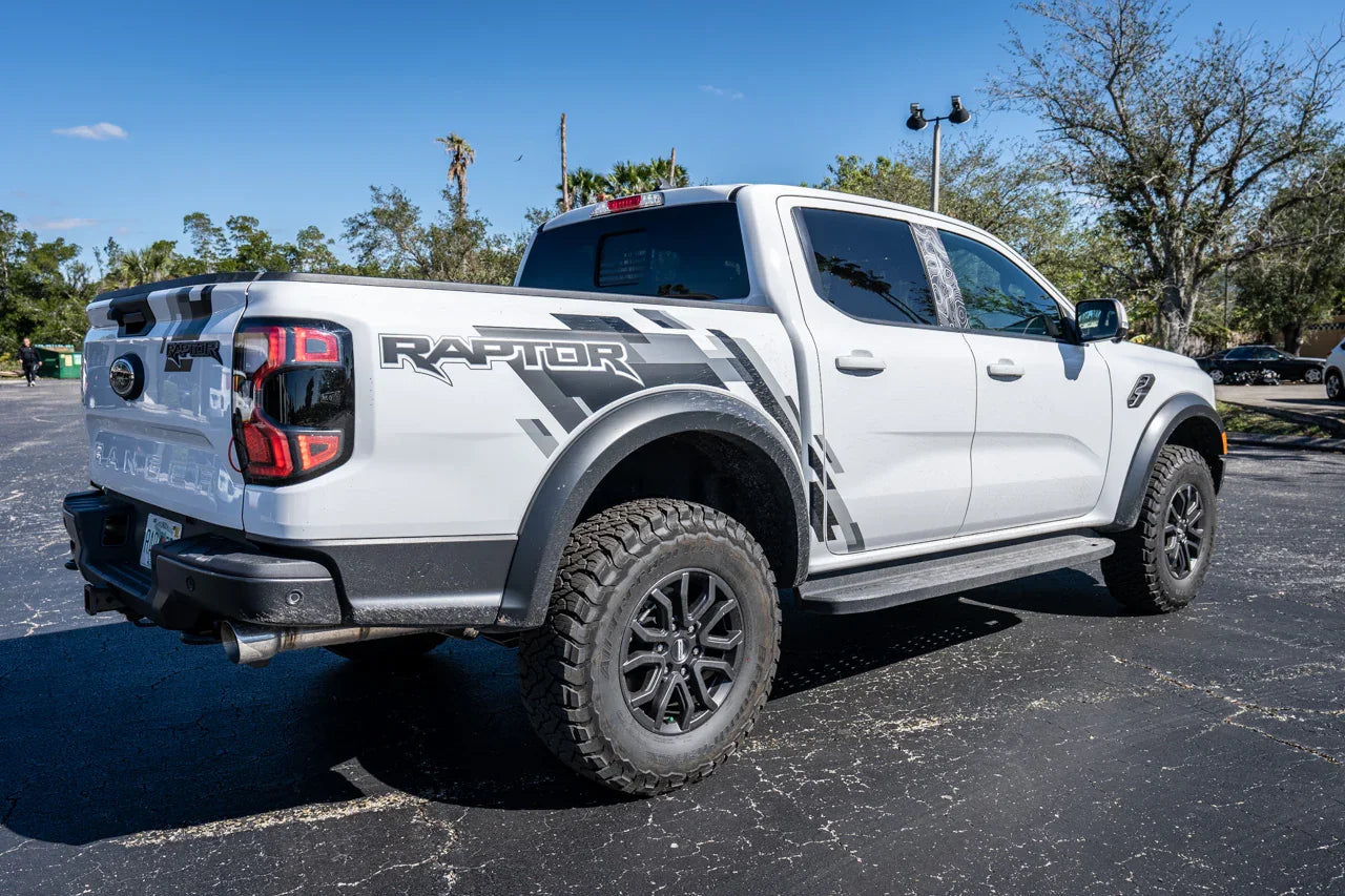 Topographic B Pillar Overlays - 2024+ Ranger StickerFab